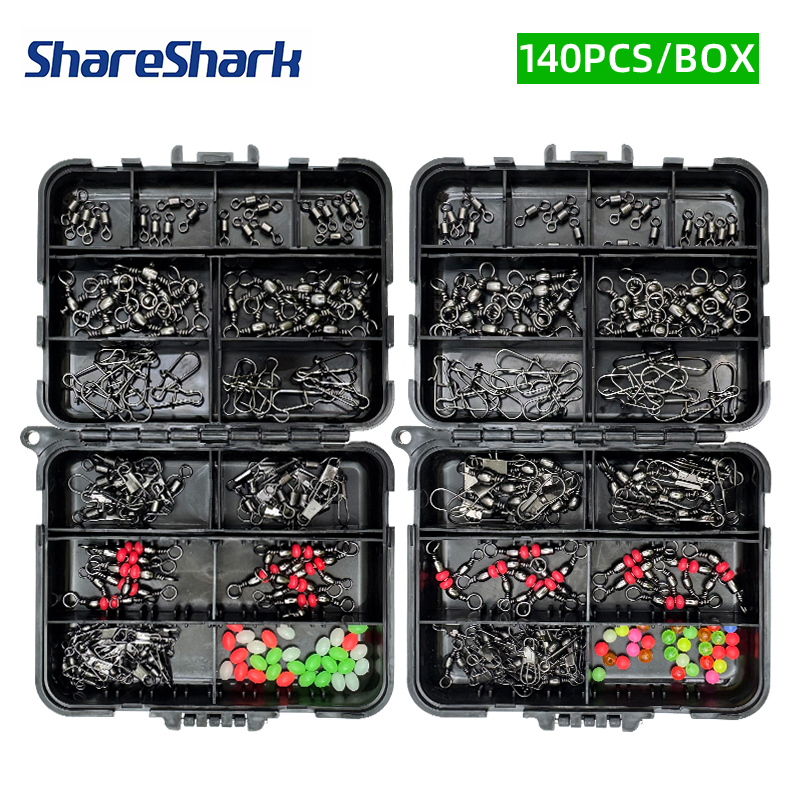 Fishing Lure Box - Набор рыболовных принадлежностей ShareShark, 140 предметов: