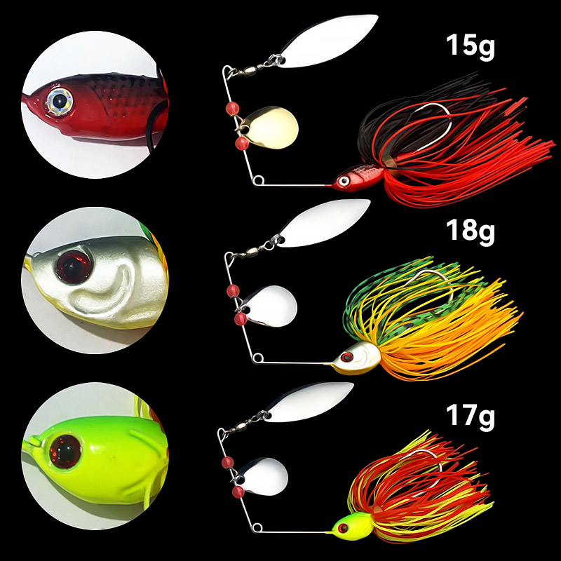 Базука 15 г 18 г Спиннербейт Р – обзор и цена Fishing Lure Swimbait