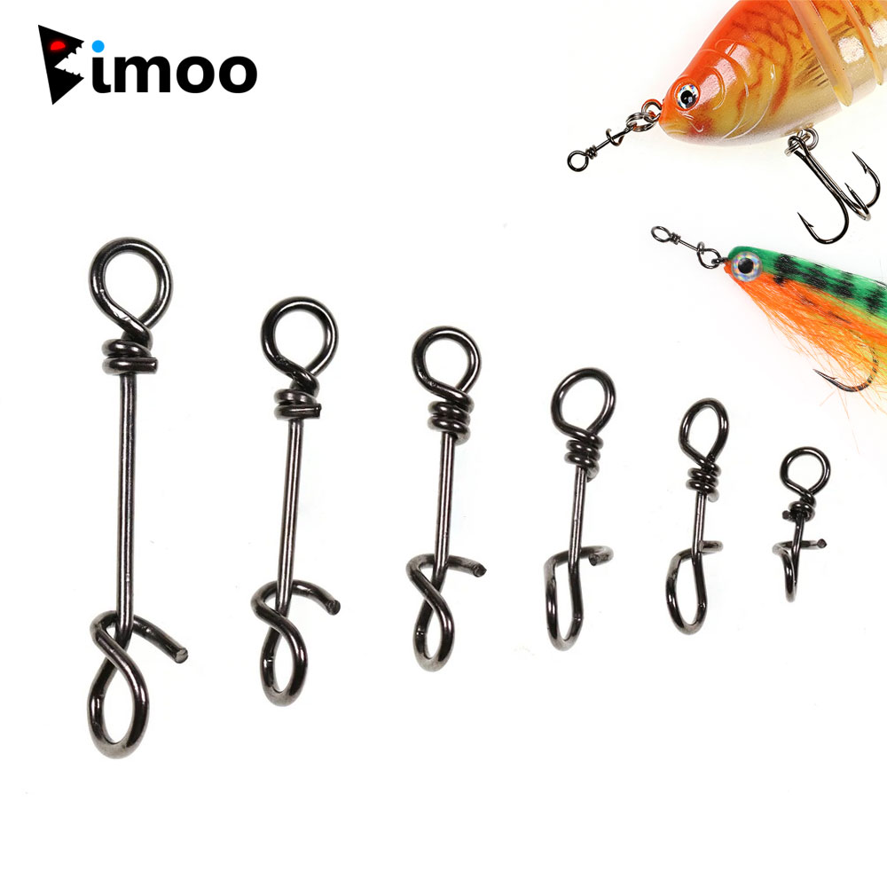 Bimoo 50 шт. быстросъемные пру – обзор и цена Fishing Lure Accessories